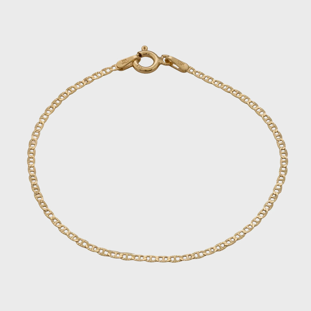Pulsera En Oro Laminado 18K Escalerita Con Destellos IT Para Dama