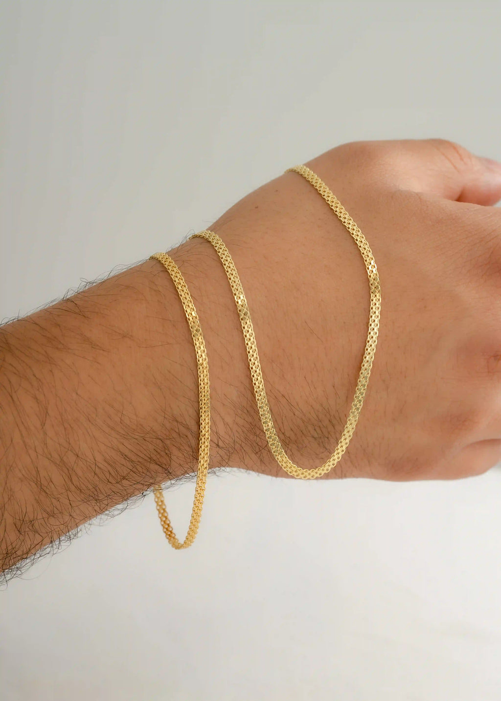 Pulsera En Oro Laminado 18K China IT Para Caballero