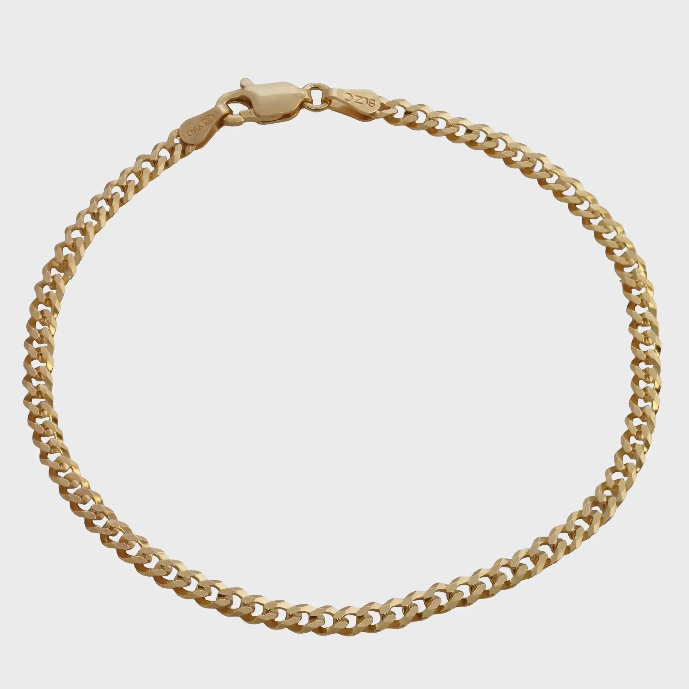 Pulsera En Oro Laminado 18K Cuban Link IT Para Caballero