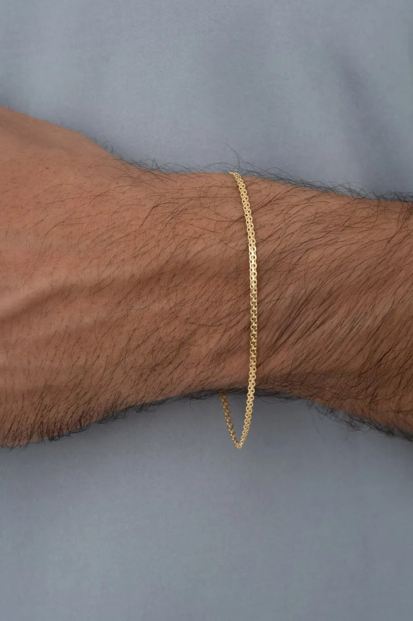 Pulsera En Oro Laminado 18K China IT Para Caballero