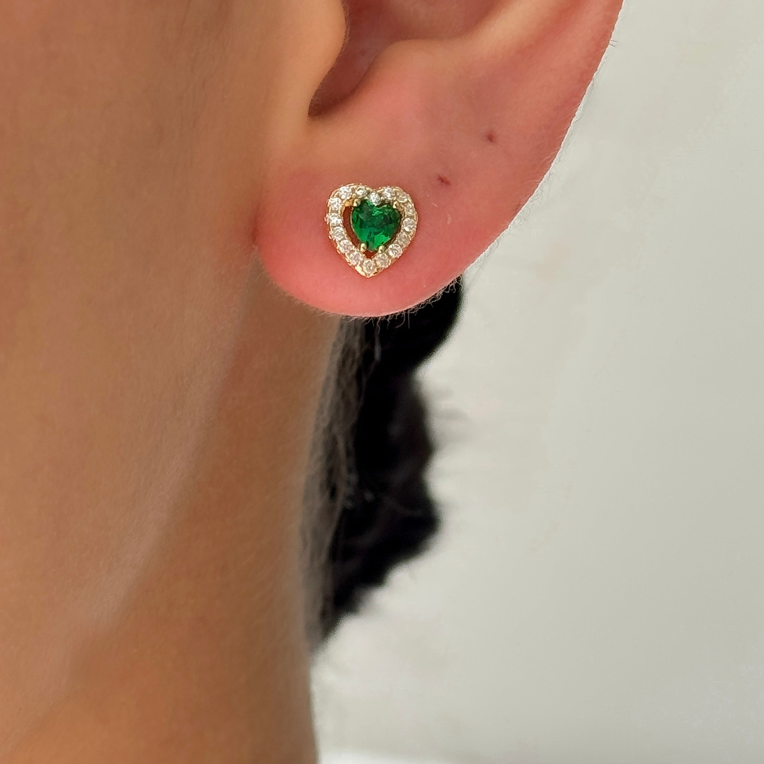 Arete topo corazón verde