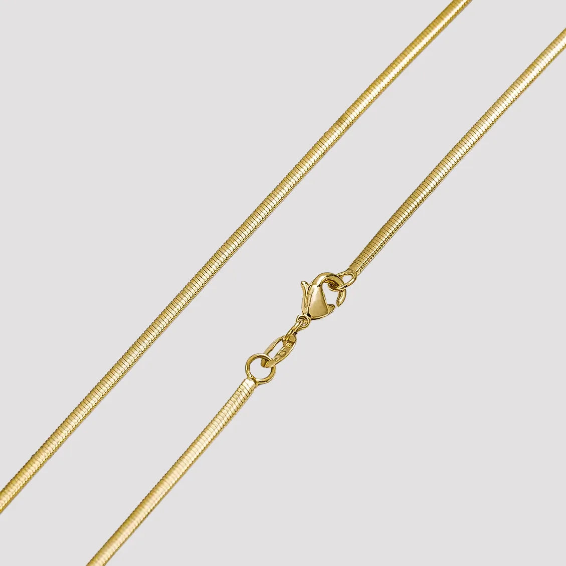Cadena En Oro Laminado 18k Serpiente Para Caballero