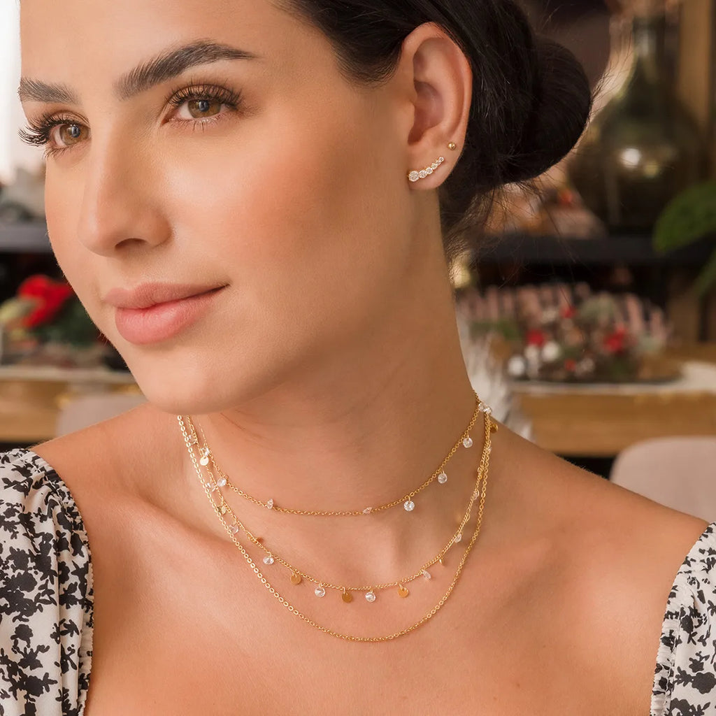 Cadena En Oro Laminado 18k Gypsy Para Dama