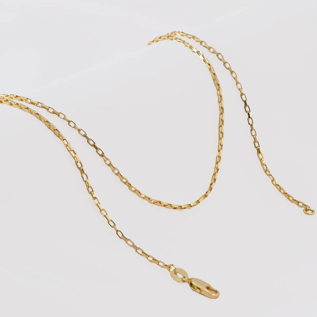 Cadena En Oro Laminado 18k Vintage Para Dama