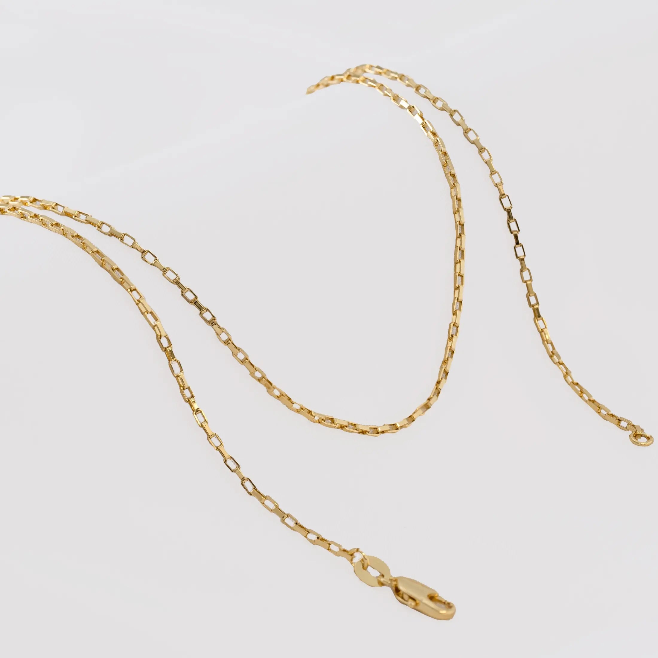 Cadena En Oro Laminado 18k Vintage Para Dama