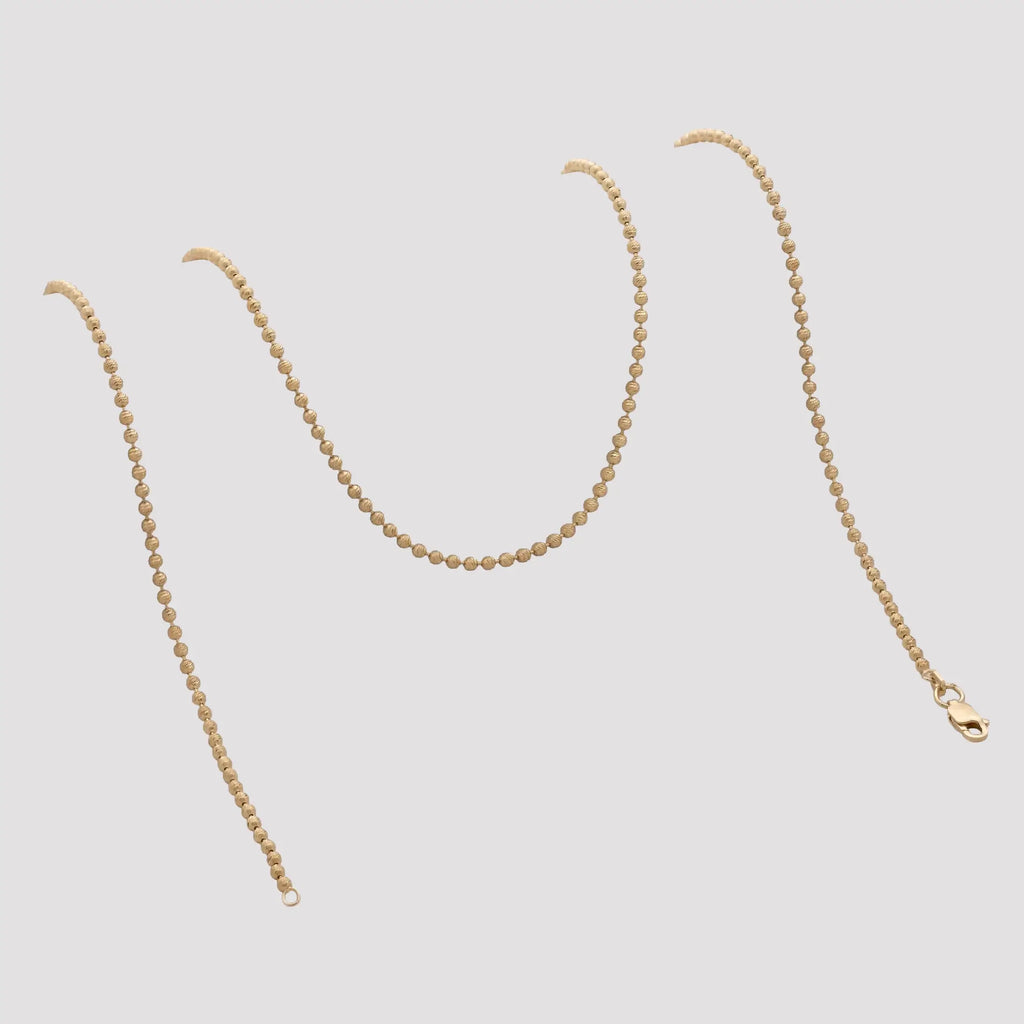 Cadena En Oro Laminado 18k Militar IT Para Caballero