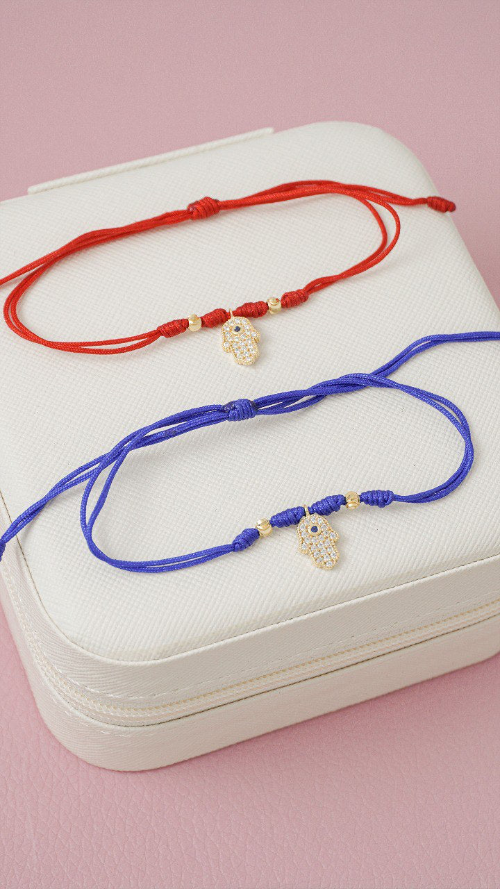 Pulsera Artesanal mano Hamsa
