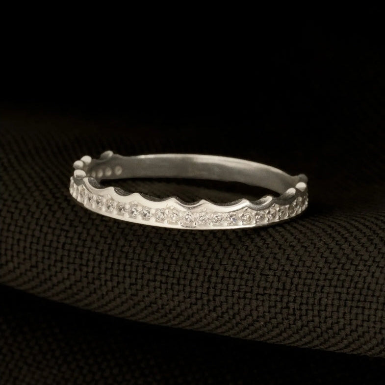 Anillo plata Princess