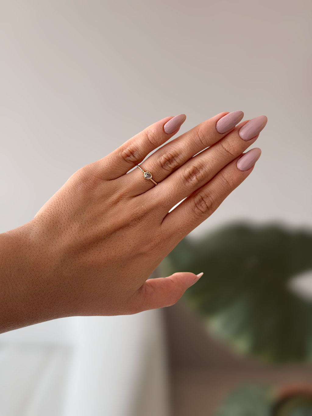 Anillo entorchado corazón