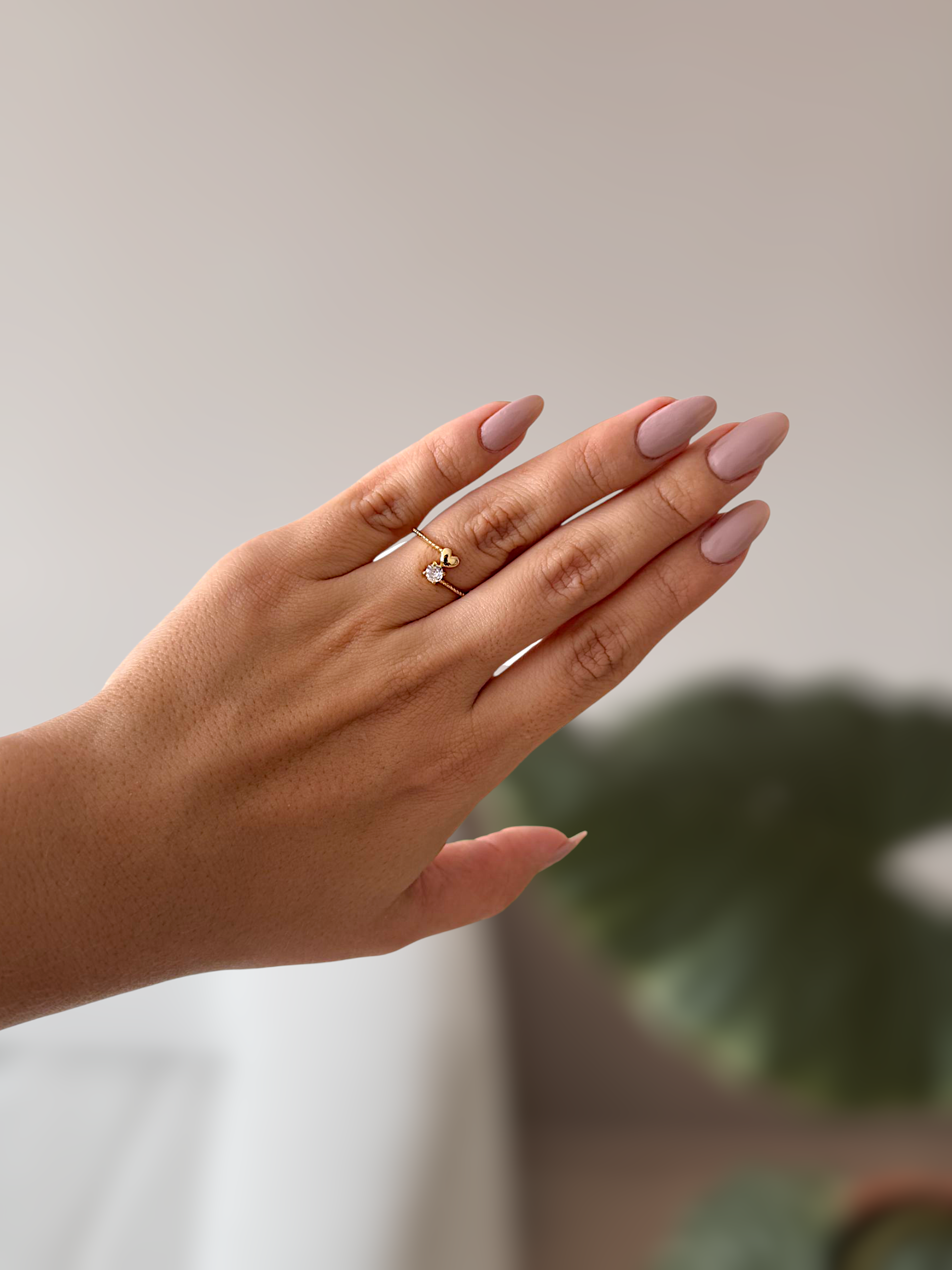 Anillo entorchado tu y yo